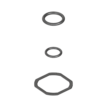 O-Ring und Flachdichtung