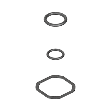 O-ring and flat seal
