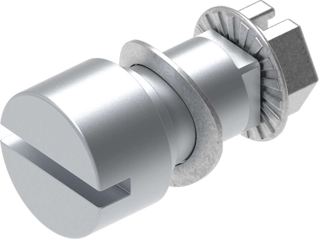 Insert slot 1.5 x 3, Zinc die matt chromed