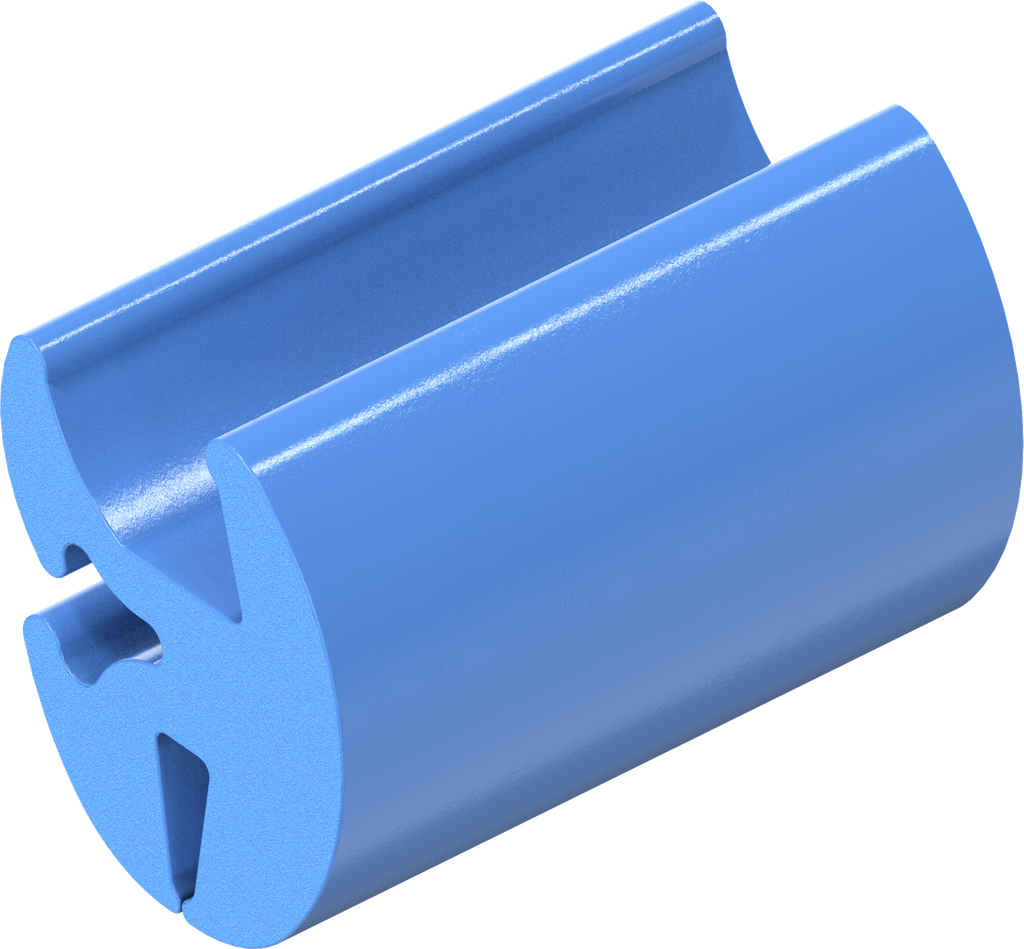 Clamping profile, Silicon solid material 60 ± 5 Shore A