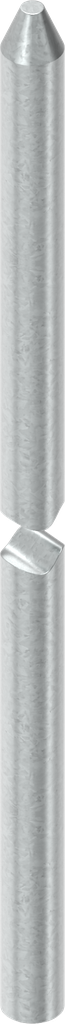 Round rod L = 701 - 750 mm, Steel zinc-plated