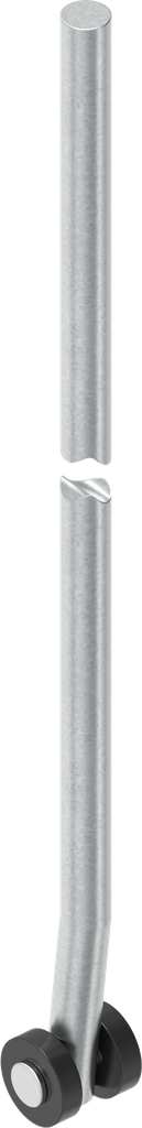 Round rod L = 701 - 750 mm, Steel zinc-plated