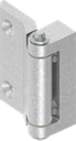 180° Hinge, Zinc die raw