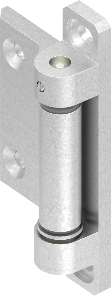180° 2D Hinge, Zinc die raw
