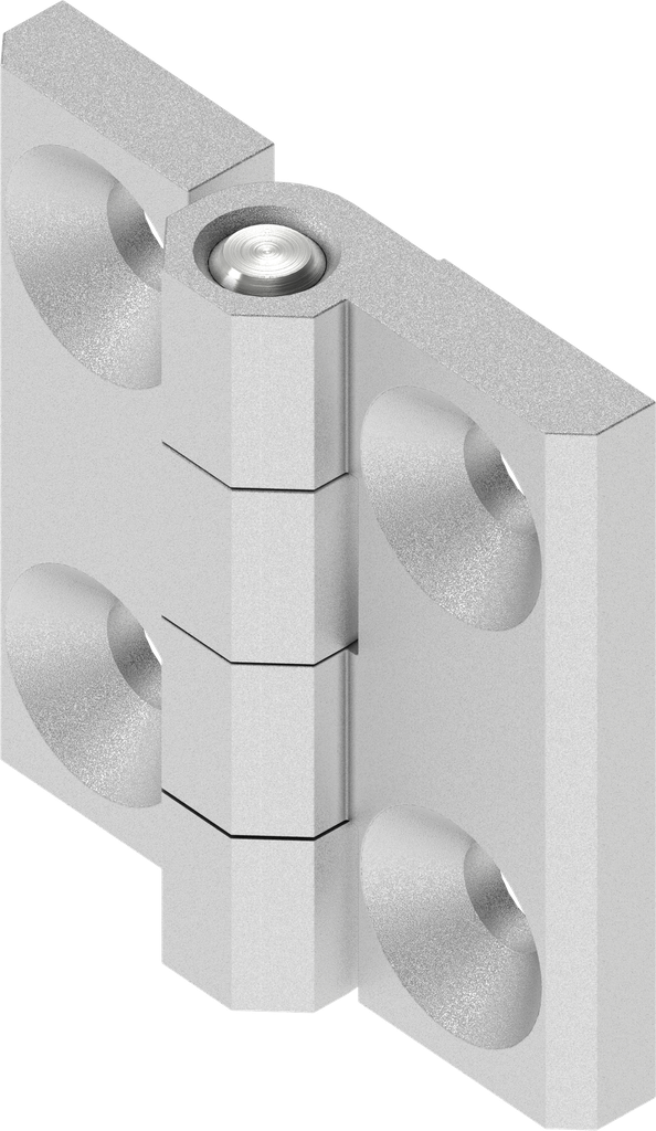 180° Hinge, Stainless steel AISI 316 pickled and passivated P.2757pasivizirana