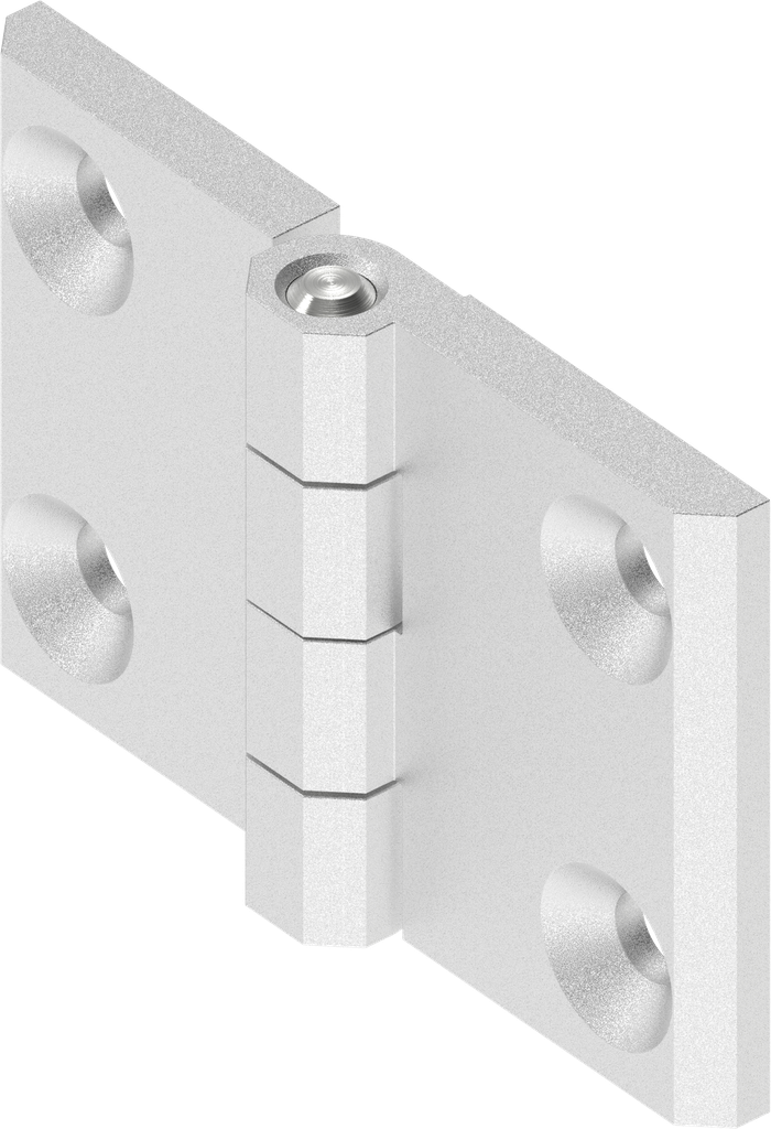 270° Hinge, Stainless steel AISI 316 bright polished