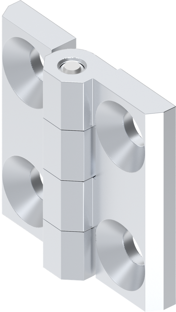 180° Scharnier, GD-Zn verchromt