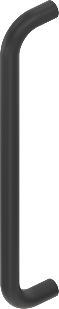 Bow-type handle, Aluminium black plastic-coated