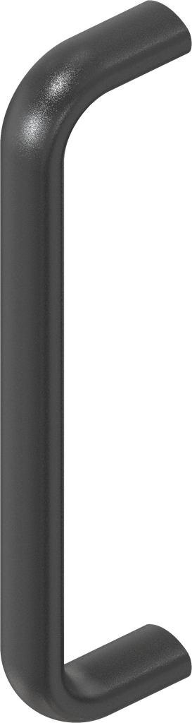 Bow-type handle, Aluminium black plastic-coated