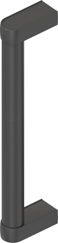 Rohrgriff, Aluminium schwarz kunststoffbeschichtet