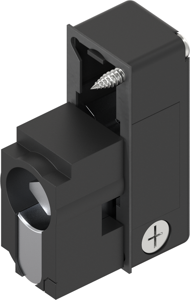 Locking set profile half cylinder with insert triangular 9, Polyamide GF black