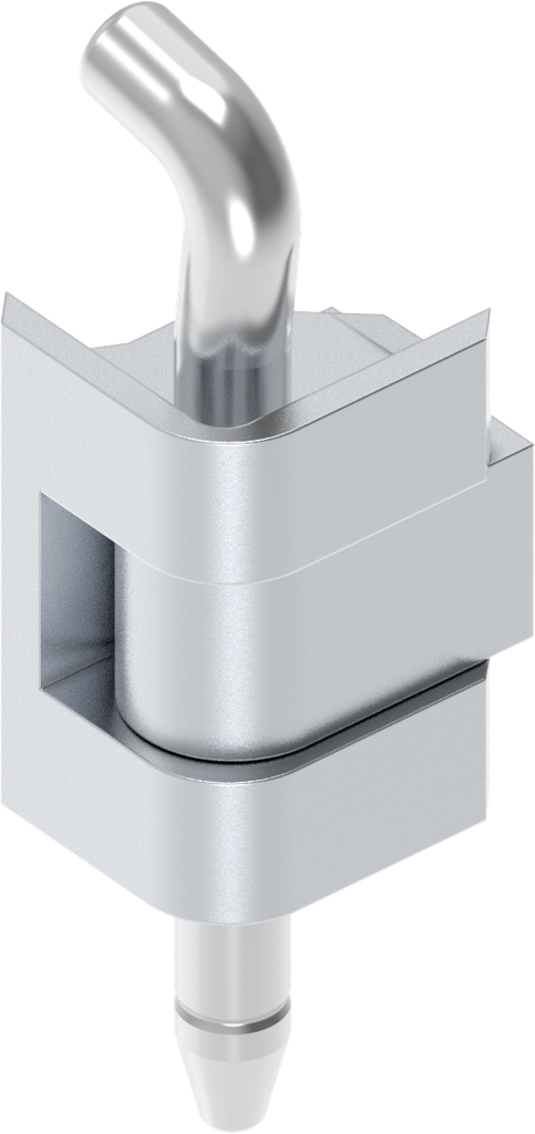 180° Scharnier mit Edelstahl-Stift, GD-Zn verchromt