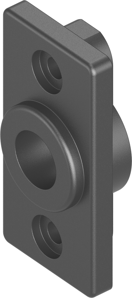 Bearing bush without stopper for Ts = 10 mm, Polyamide GF V0 black