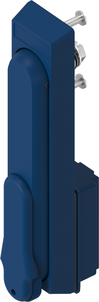 Swinghandle for profile half cylinder 40 mm (A = 30 mm), Polyamide GF steel blue