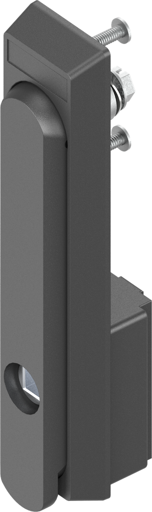 Swinghandle with insert square female 8, Polyamide GF black