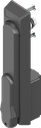 Swinghandle with insert square 7, Polyamide GF black