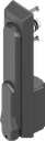 Swinghandle with insert square 8, Polyamide GF black