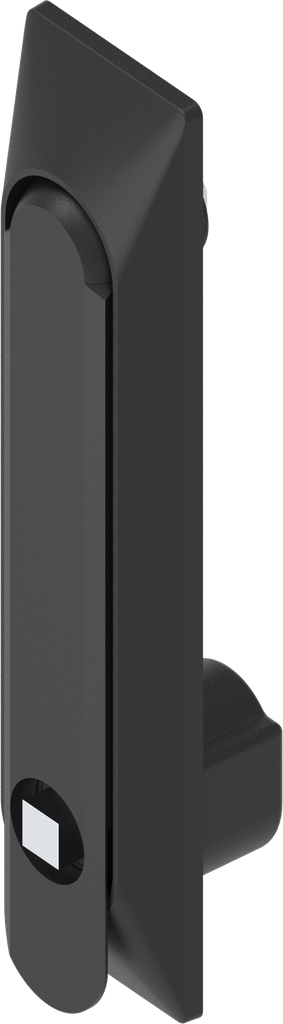 Schwenkgriff 1150 mit Universalmulde mit Betätigung Vierkant 8, Polyamid und GD-Zn schwarz gepulvert