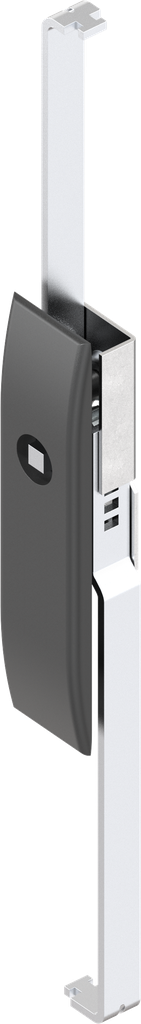 Escutcheon with rods with insert square 7, Polyamide GF black