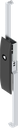 Escutcheon with rods with insert triangular 8, Polyamide GF black