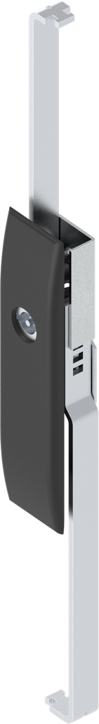 Escutcheon with rods with insert double bit 3, Polyamide GF black