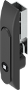 Schwenkgriff für Schlossstangen mit Betätigung Vierkant 6, GD-Zn schwarz gepulvert