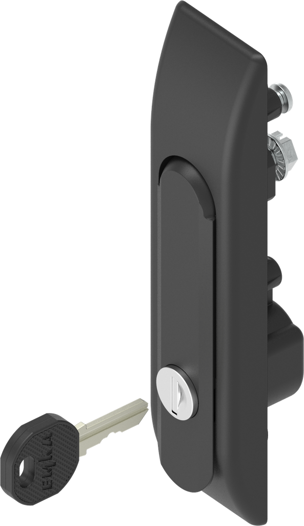 Schwenkgriff für Stangenantrieb unterschiedliche Schließung, GD-Zn schwarz gepulvert