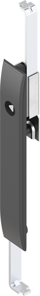 Schlüsselschild mit Schlossstangen mit Betätigung Dreikant 7, Polyamid GF schwarz