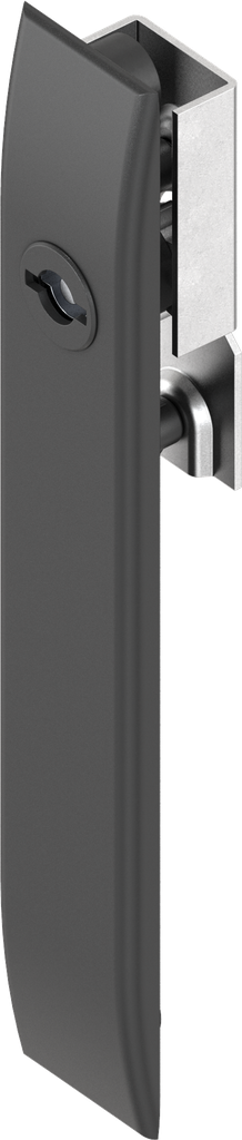 Escutcheon for rods with insert double bit 5 and mask, Polyamide GF black