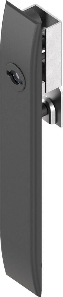 Escutcheon for rods with insert double bit 5 and mask, Polyamide GF black