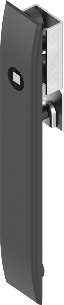 Embellecedor para varillas con inserto cuadradillo 7, poliamida GF negro