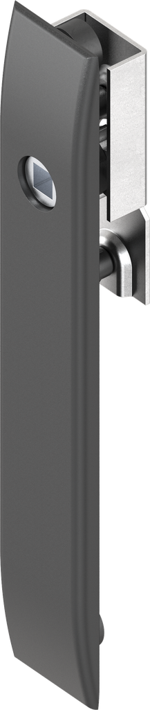 Embellecedor para varillas con inserto cuadradillo interior 8, poliamida GF negro