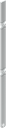Flachstange mit Verdrehung für oben, Aluminium