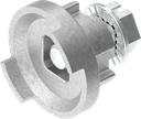Fixing material adapter and screw for cam for escutcheon; 