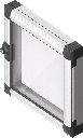 Aufsatzfenster EMKA Proflex, Aluminium eloxiert