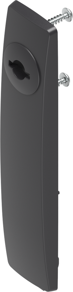 Escutcheon long for insert double bit, Polyamide GF black