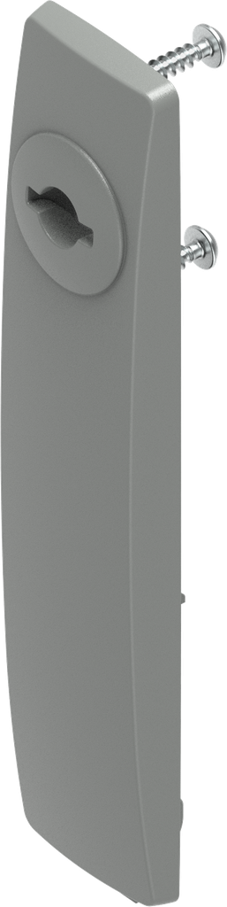 Escutcheon for insert double bit, Polyamide GF mouse grey