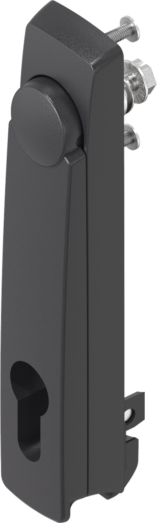 Swinghandle for profile half cylinder 40 mm (A = 30 mm), Polyamide and zinc die black