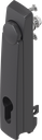 Swinghandle for profile half cylinder 40 mm (A = 30 mm), Polyamide and zinc die black