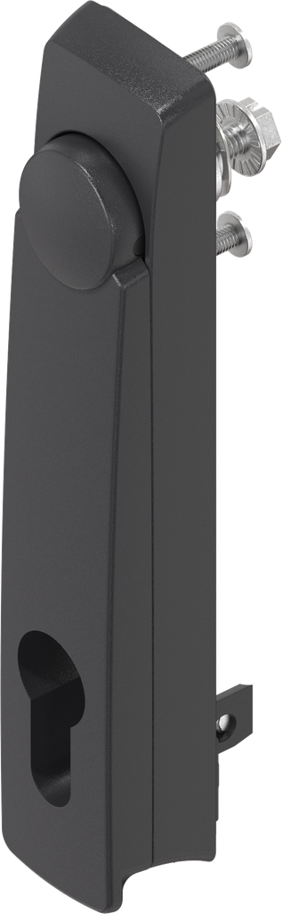 Swinghandle for profile half cylinder 45 mm (A = 35 mm), Polyamide GF black