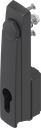 Swinghandle for profile half cylinder 45 mm (A = 35 mm), Polyamide GF black
