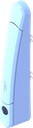 Hebelgriff für schmalen Verkantungsraum, Polyamid GF hellblau
