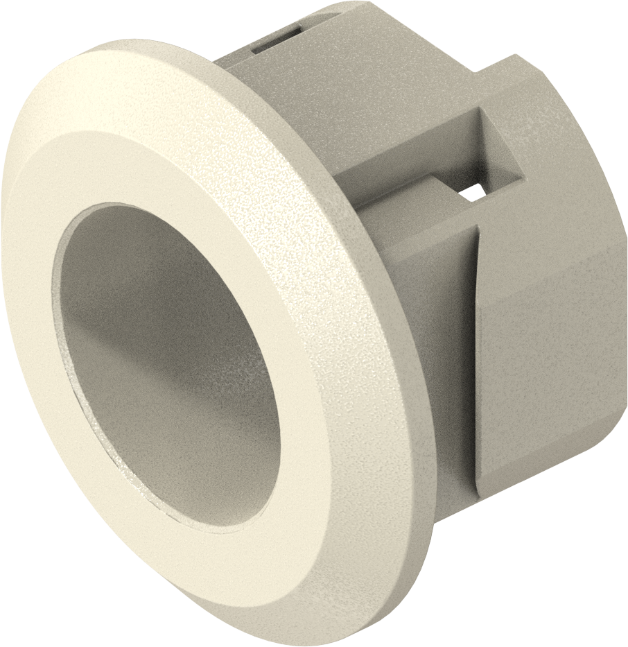 Housing unfoamed for insert, Polyamide GF pebble grey