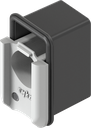 Locking set for KABA cylinder type 1036, Zinc die white aluminium powder-coated