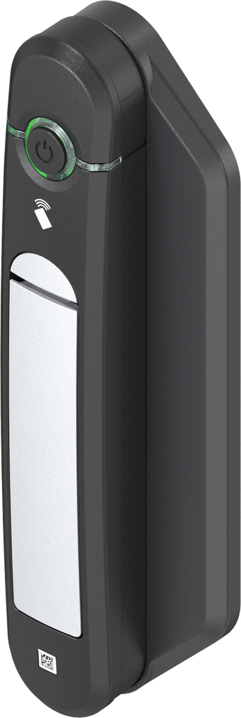 Swinghandle Agent E Stand-Alone with RFID card reader 13.56 MHz, Zinc die white aluminium powder-coated and polyamide GF black