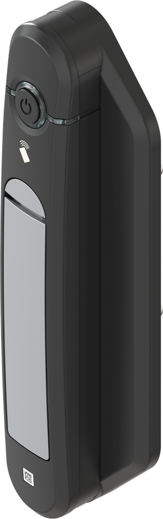 Swinghandle Agent E Wireless with RFID card reader 13.56 kHz, Zinc die white aluminium powder-coated and polyamide GF black