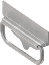 Klappgriff ohne Torsionsfeder, Stahl roh