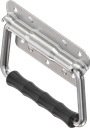 Klappgriff ohne Torsionsfeder und Gegenplatte, Stahl verzinkt DS plus Top Coat