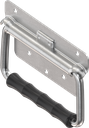 Chest handle without leaf spring, Steel zinc-plated DS plus top coat