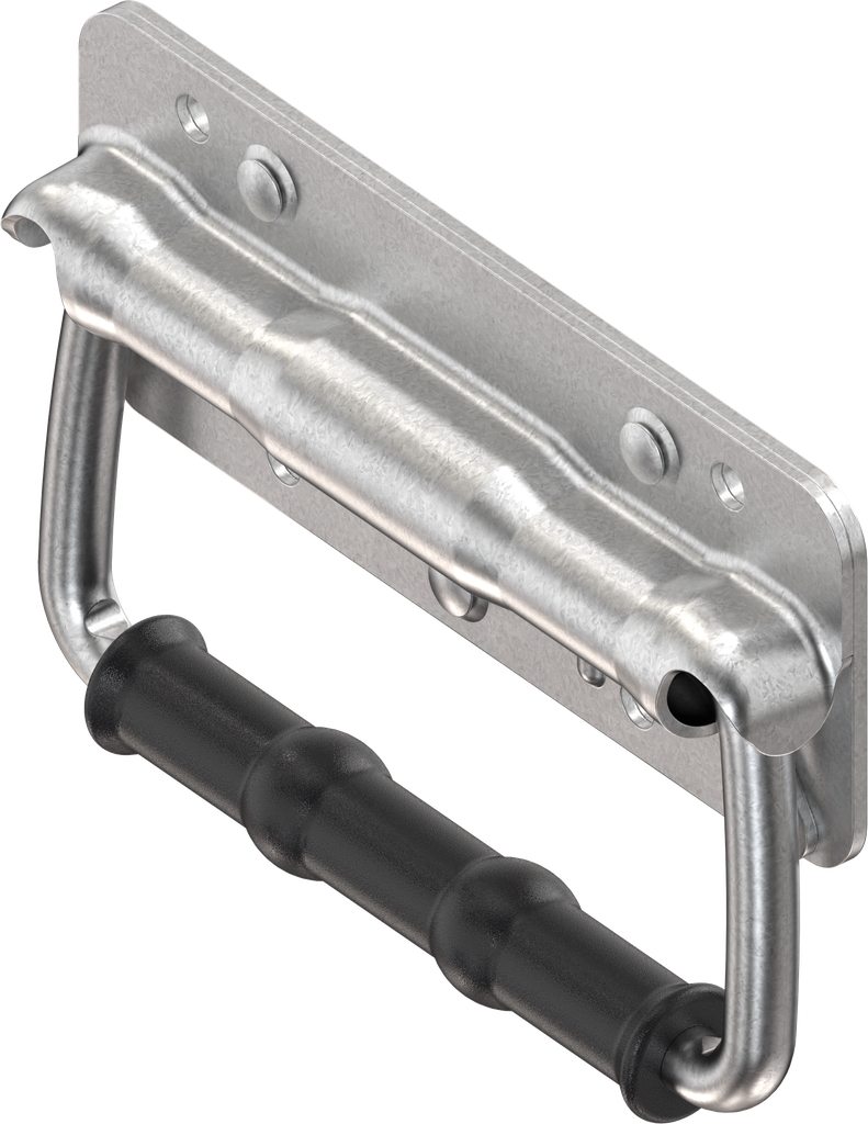 Klappgriff mit Torsionsfeder, Stahl verzinkt DS plus Top Coat